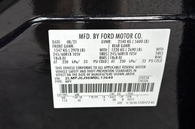Used 2021 Lincoln Nautilus FWD w/ Equipment Group 101A image 39