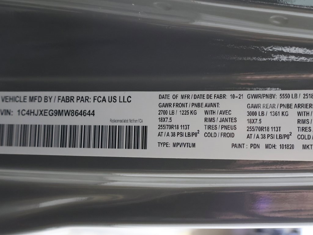 Used 2021 Jeep Wrangler Unlimited Sahara w/ Uconnect 4C Nav & Sound Group image 45