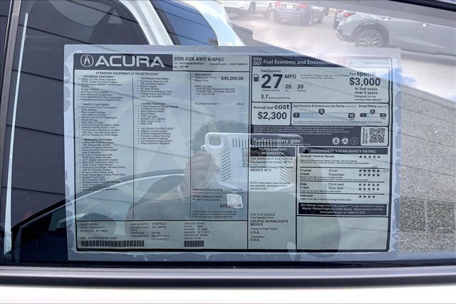 New 2026 Acura ADX A-Spec AWD/4WD image 20