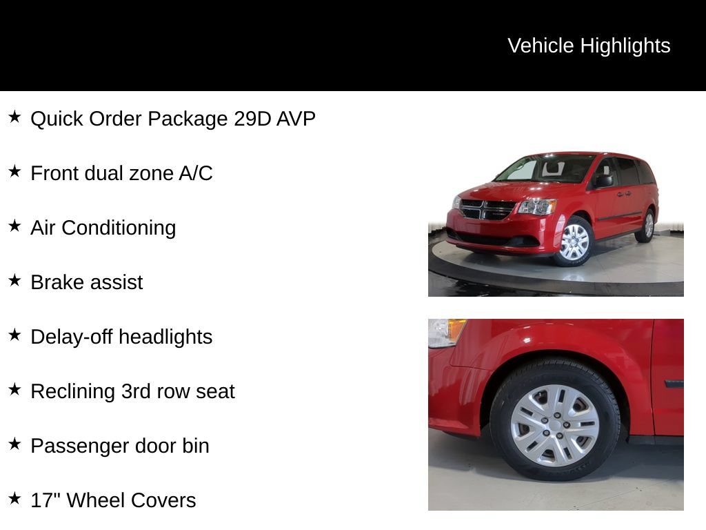 Used 2016 Dodge Grand Caravan American Value Package FWD image 7