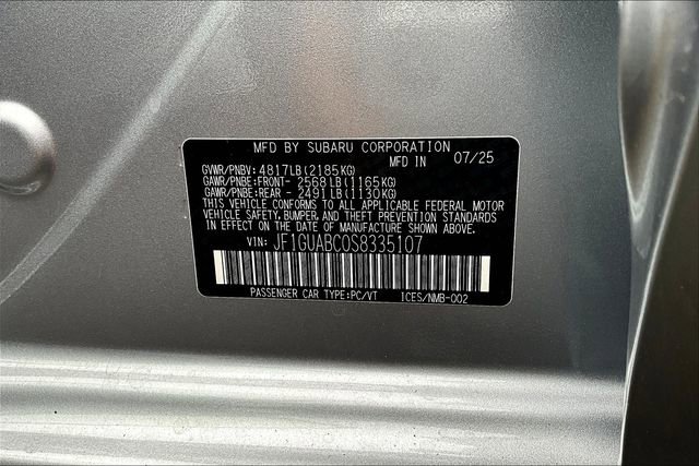 New 2025 Subaru Impreza 2.0i image 27