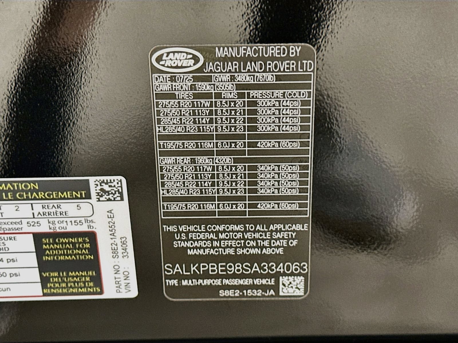 Used 2025 Land Rover Range Rover Long Wheelbase SE AWD/4WD image 48