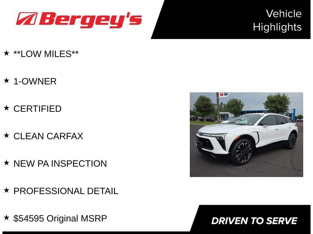 Certified 2024 Chevrolet Blazer EV RS AWD/4WD image 4