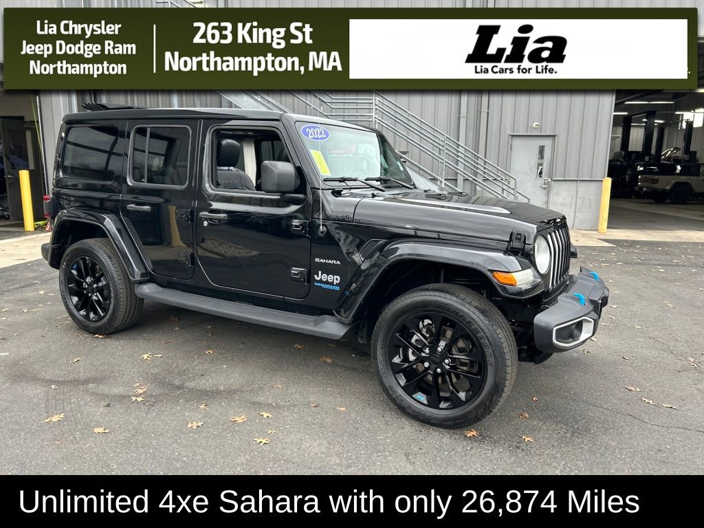 Used 2022 Jeep Wrangler Unlimited Sahara w/ Cold Weather Group AWD/4WD image 1