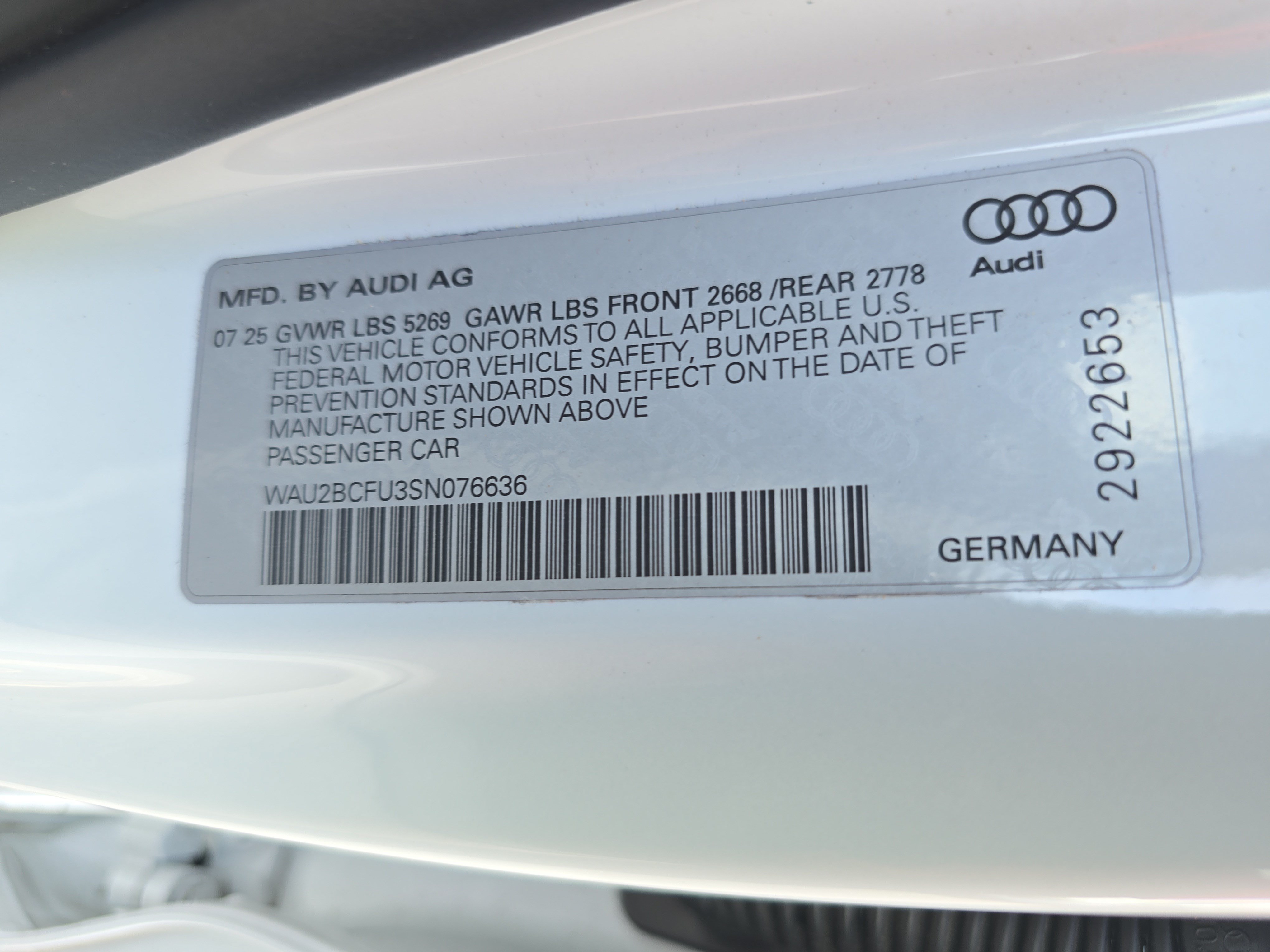 Certified 2025 Audi A5 2.0T Premium Plus w/ Premium Plus AWD/4WD image 34