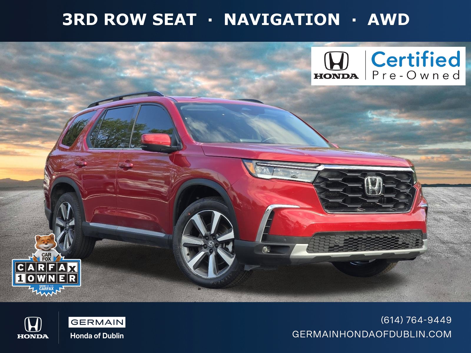Certified 2023 Honda Pilot Touring image 1