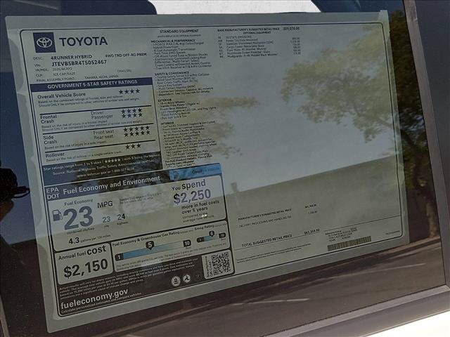 New 2026 Toyota 4Runner TRD Off-Road Premium AWD/4WD image 17