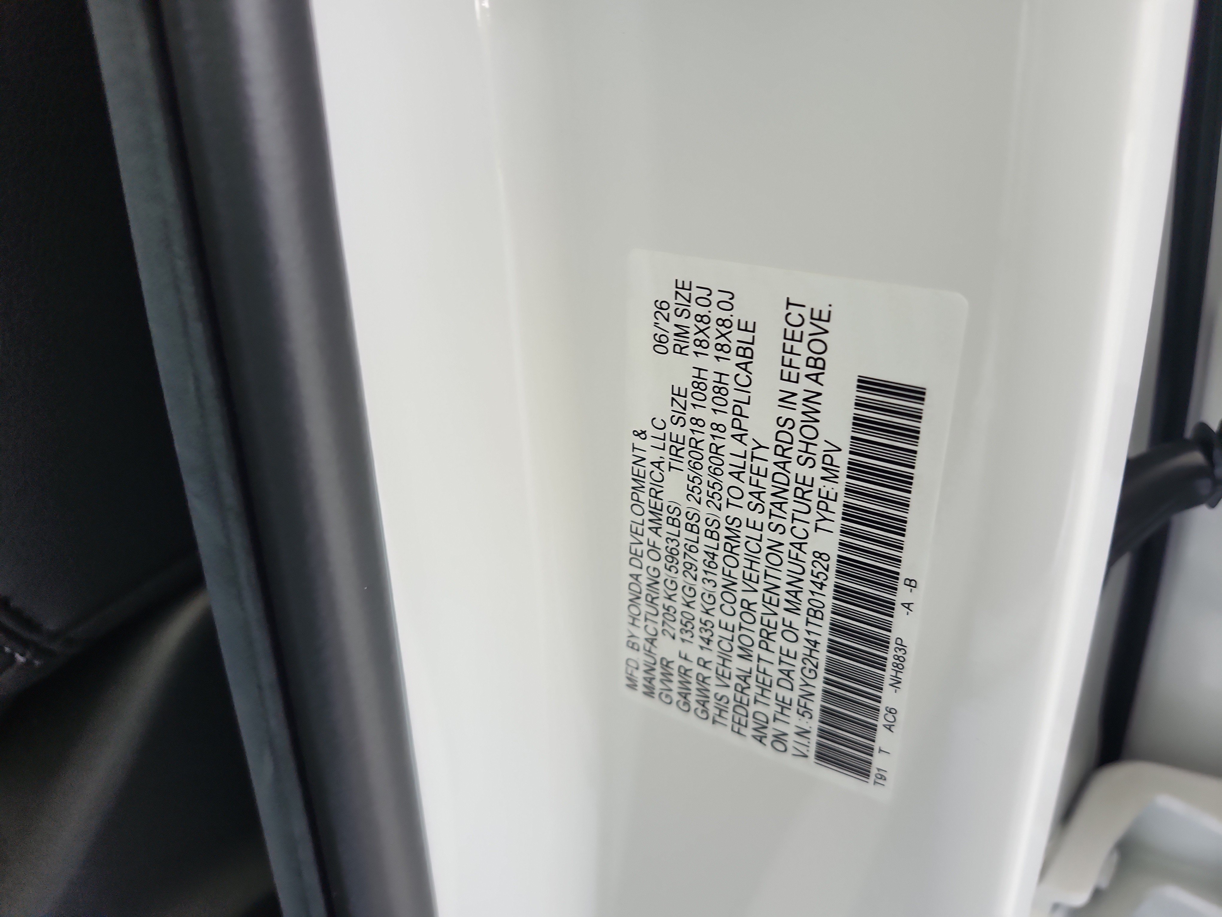New 2026 Honda Pilot EX-L image 27