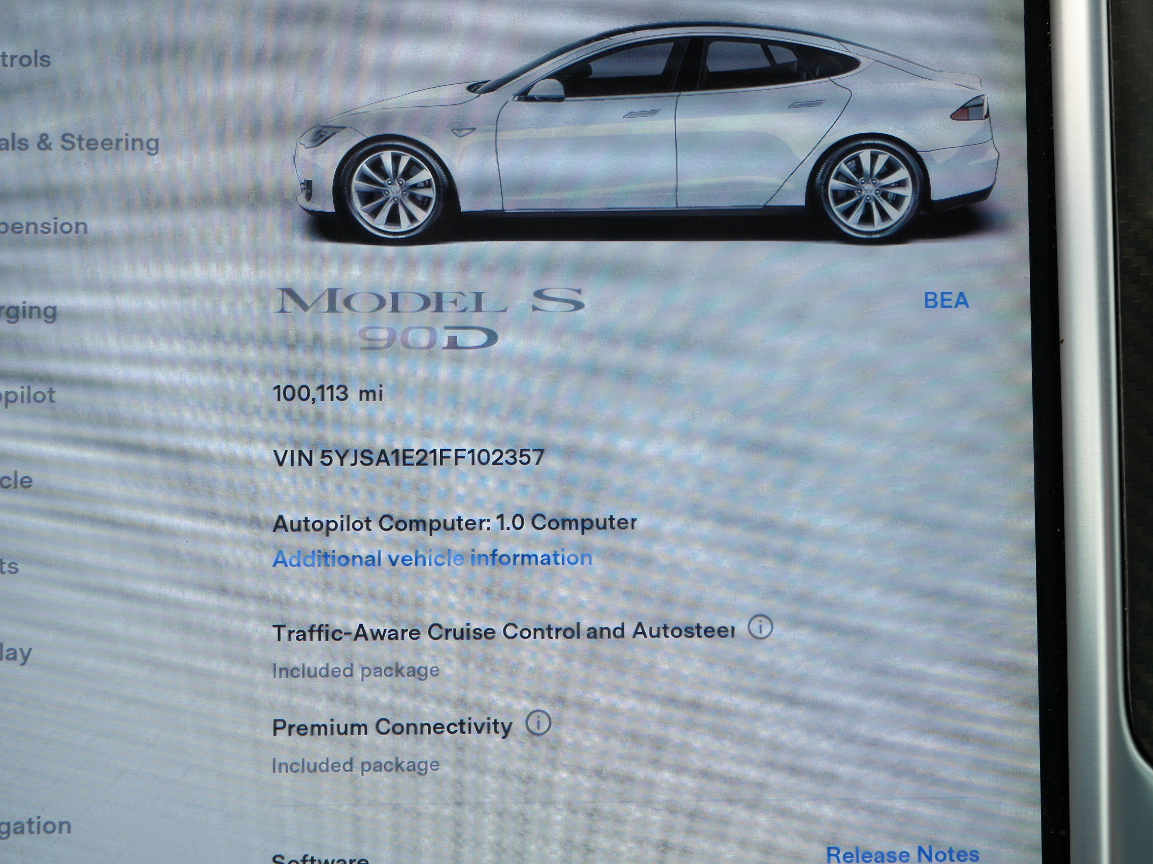 Used 2015 Tesla Model S 90D AWD/4WD image 31