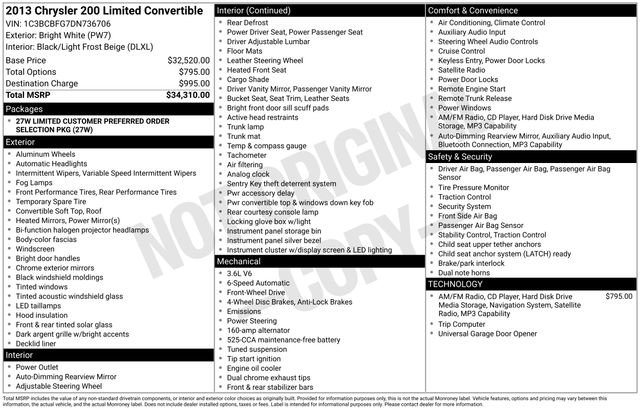 Used 2013 Chrysler 200 Limited image 24