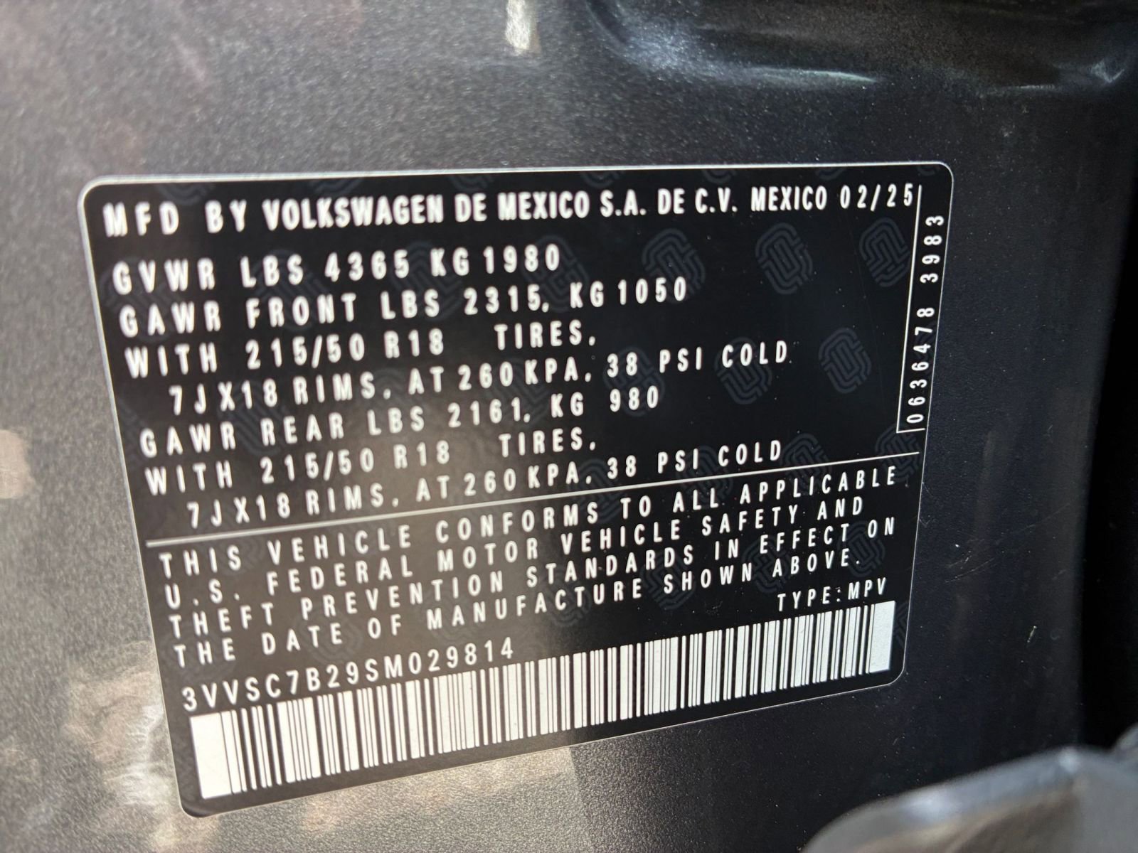 Used 2025 Volkswagen Taos SE FWD image 30