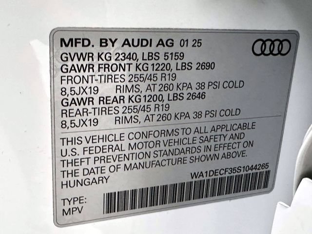 Used 2025 Audi Q3 2.0T Premium w/ Convenience Package AWD/4WD image 37