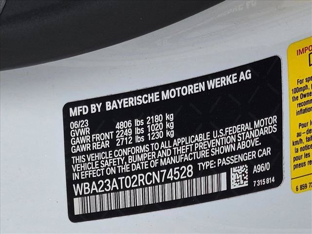 Certified 2024 BMW 430i Convertible w/ M Sport Package RWD image 23