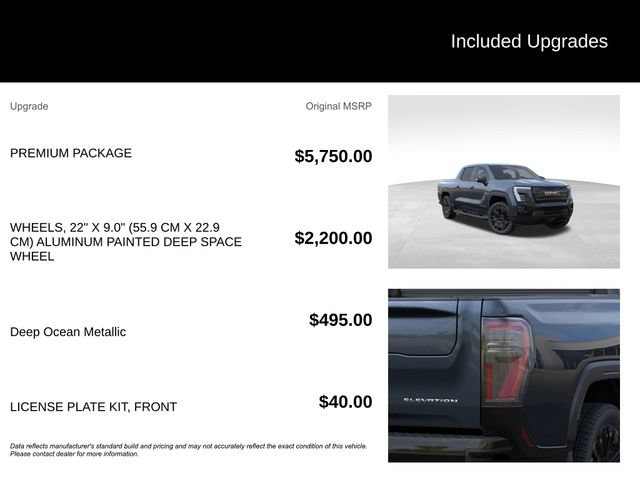 New 2026 GMC Sierra EV Elevation w/ Premium Package AWD/4WD image 5