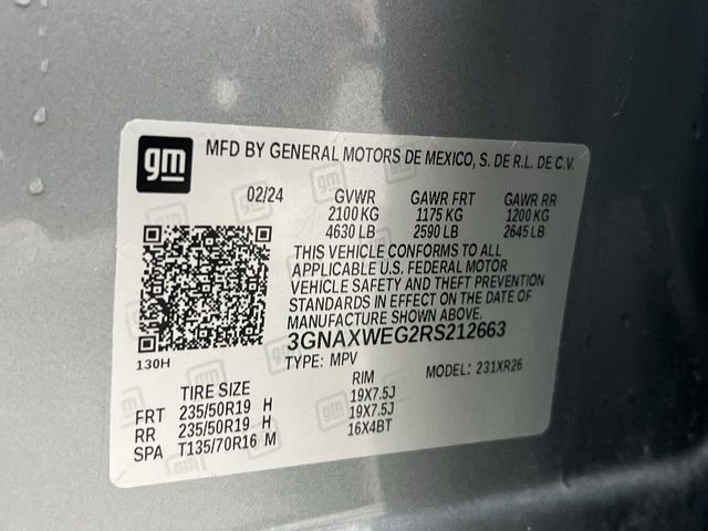 Certified 2024 Chevrolet Equinox RS image 33