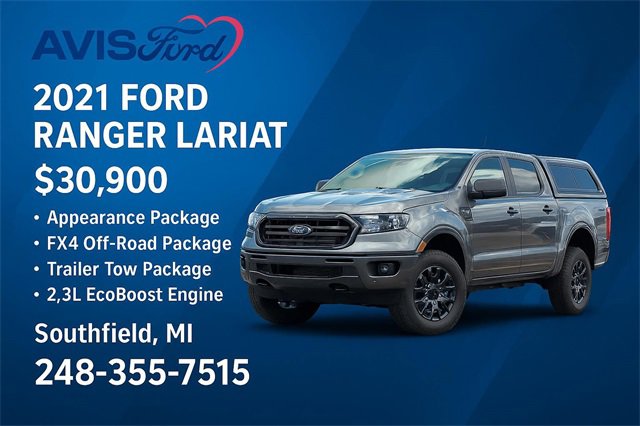 Used 2021 Ford Ranger Lariat w/ Equipment Group 501A High