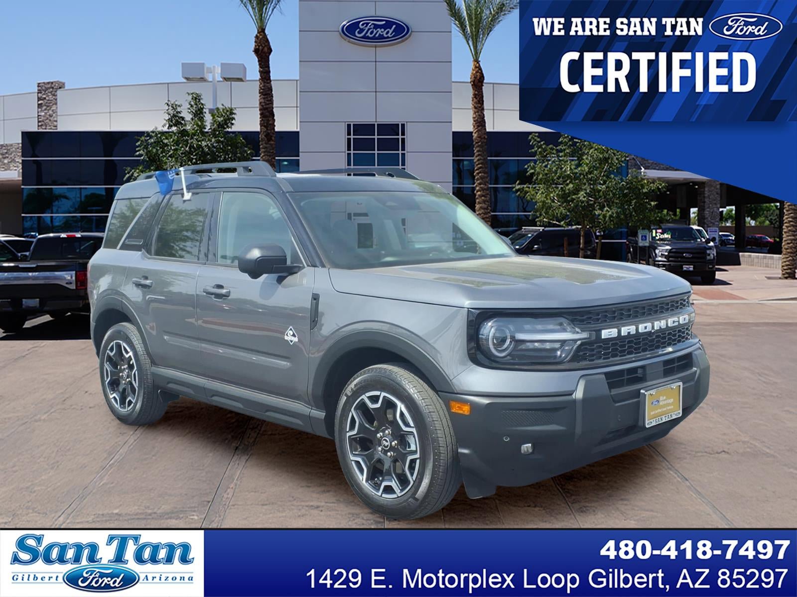 Certified 2025 Ford Bronco Sport Outer Banks w/ Outer Banks Tech Package+ AWD/4WD image 1