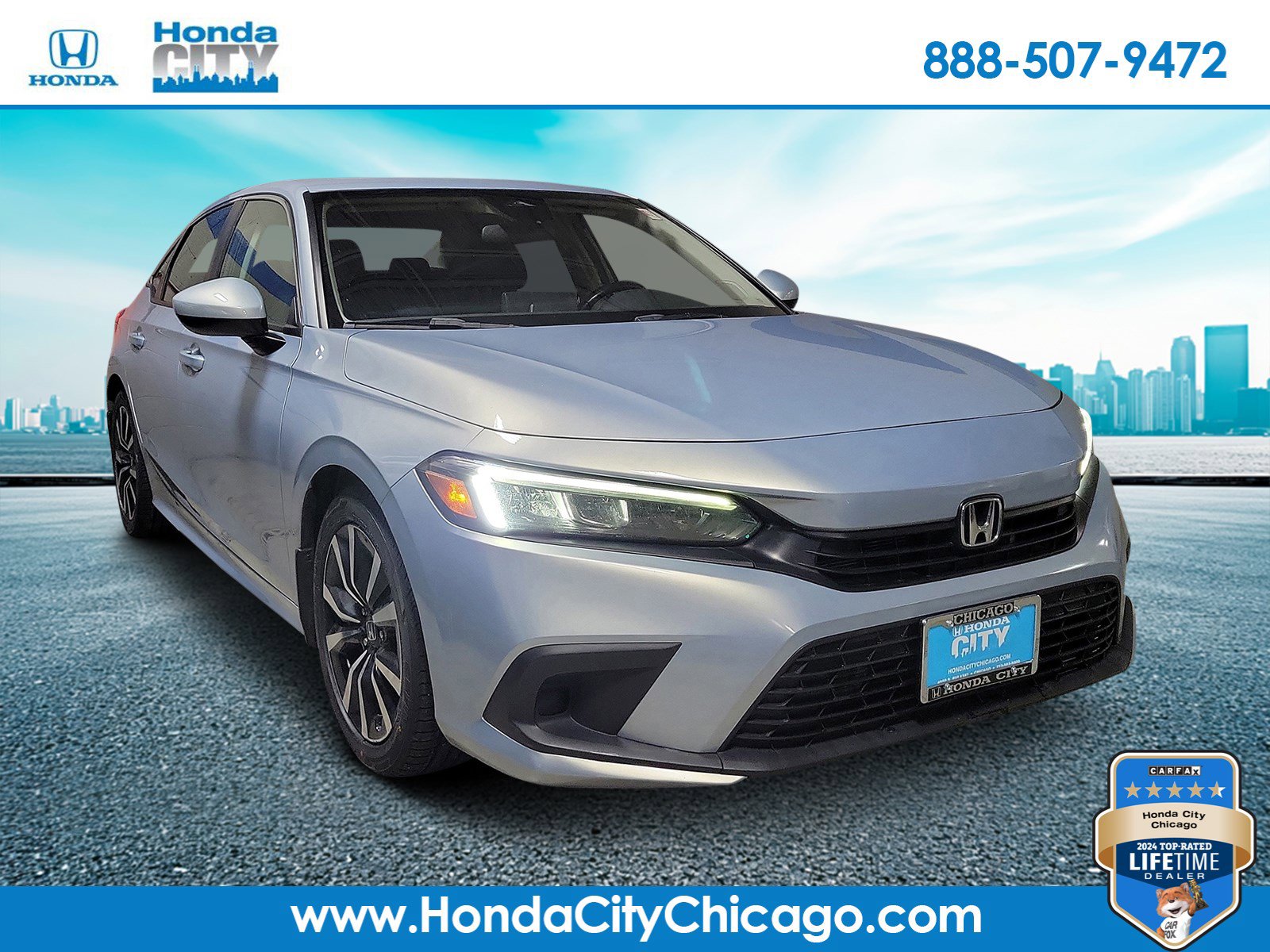 Used 2022 Honda Civic EX image 1