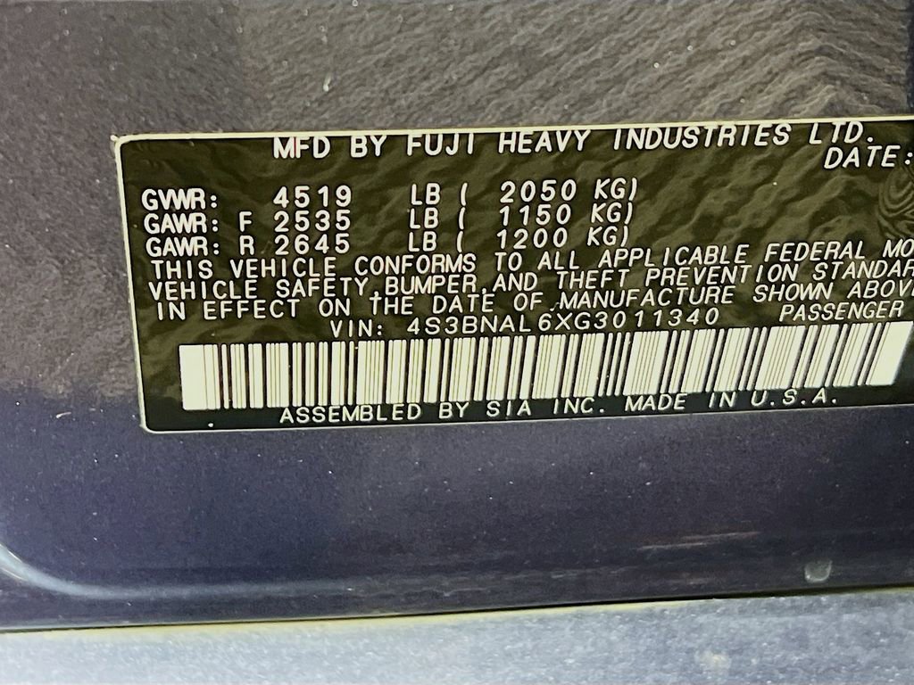 Used 2016 Subaru Legacy 2.5i Limited image 28