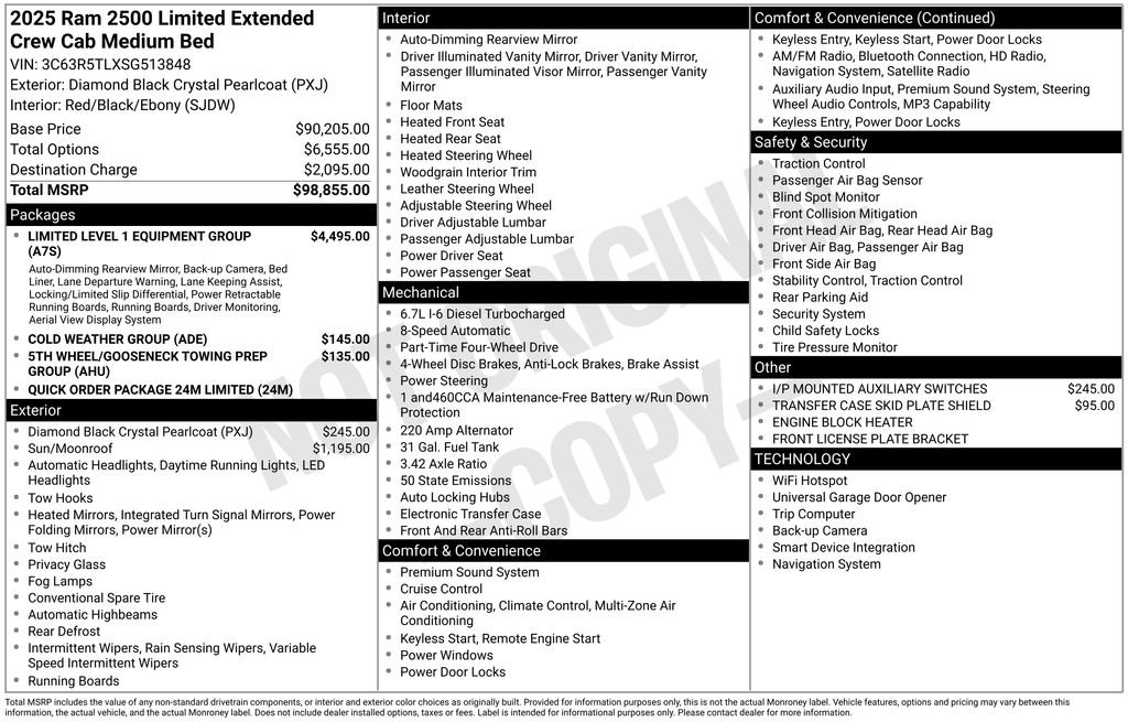 Used 2025 RAM 2500 Limited image 39