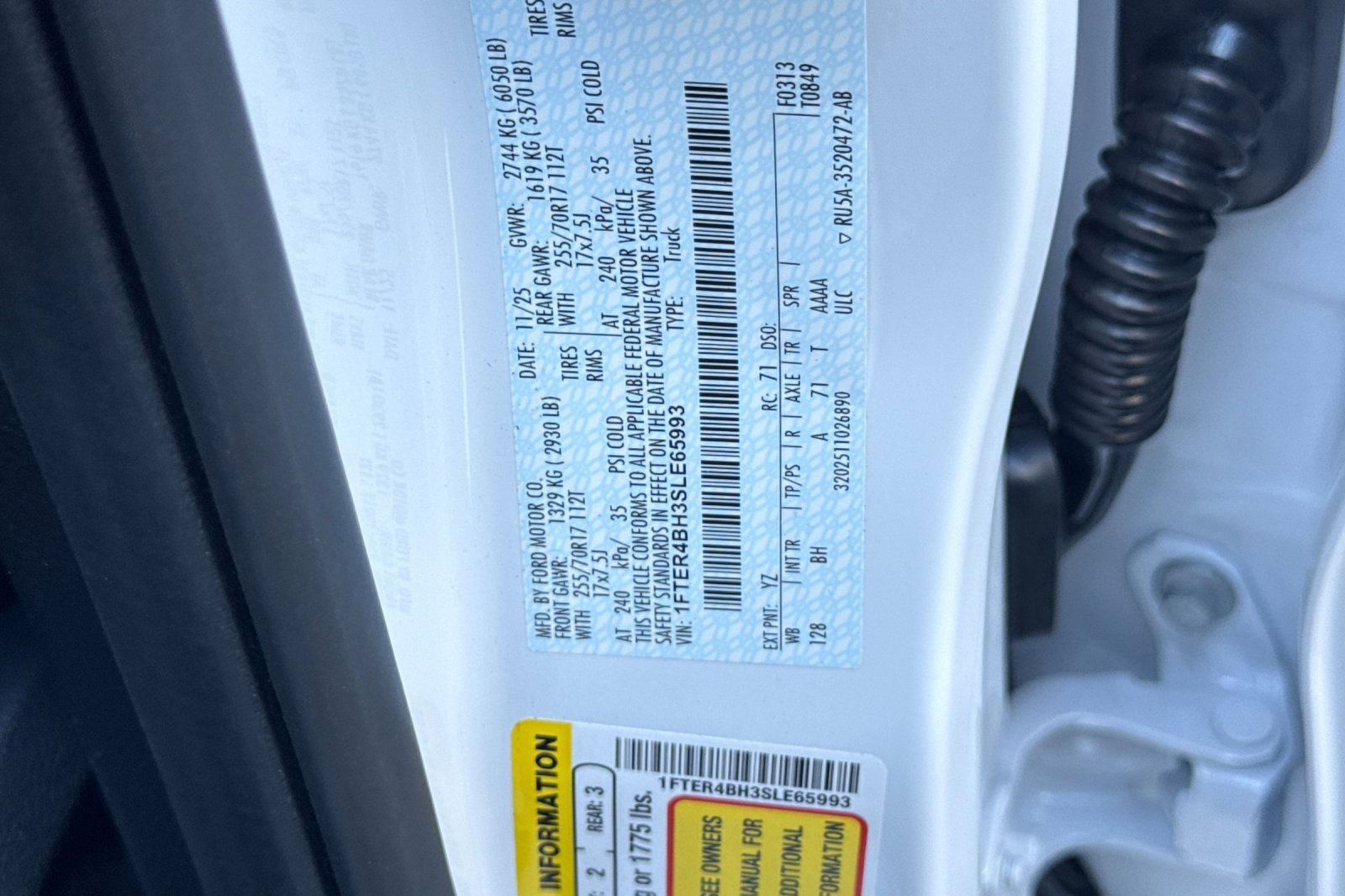 New 2025 Ford Ranger XL image 24