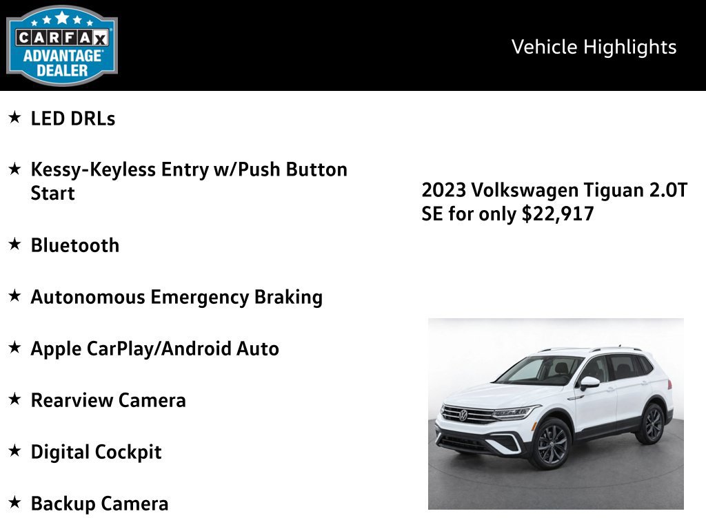 Certified 2023 Volkswagen Tiguan SE AWD/4WD image 4