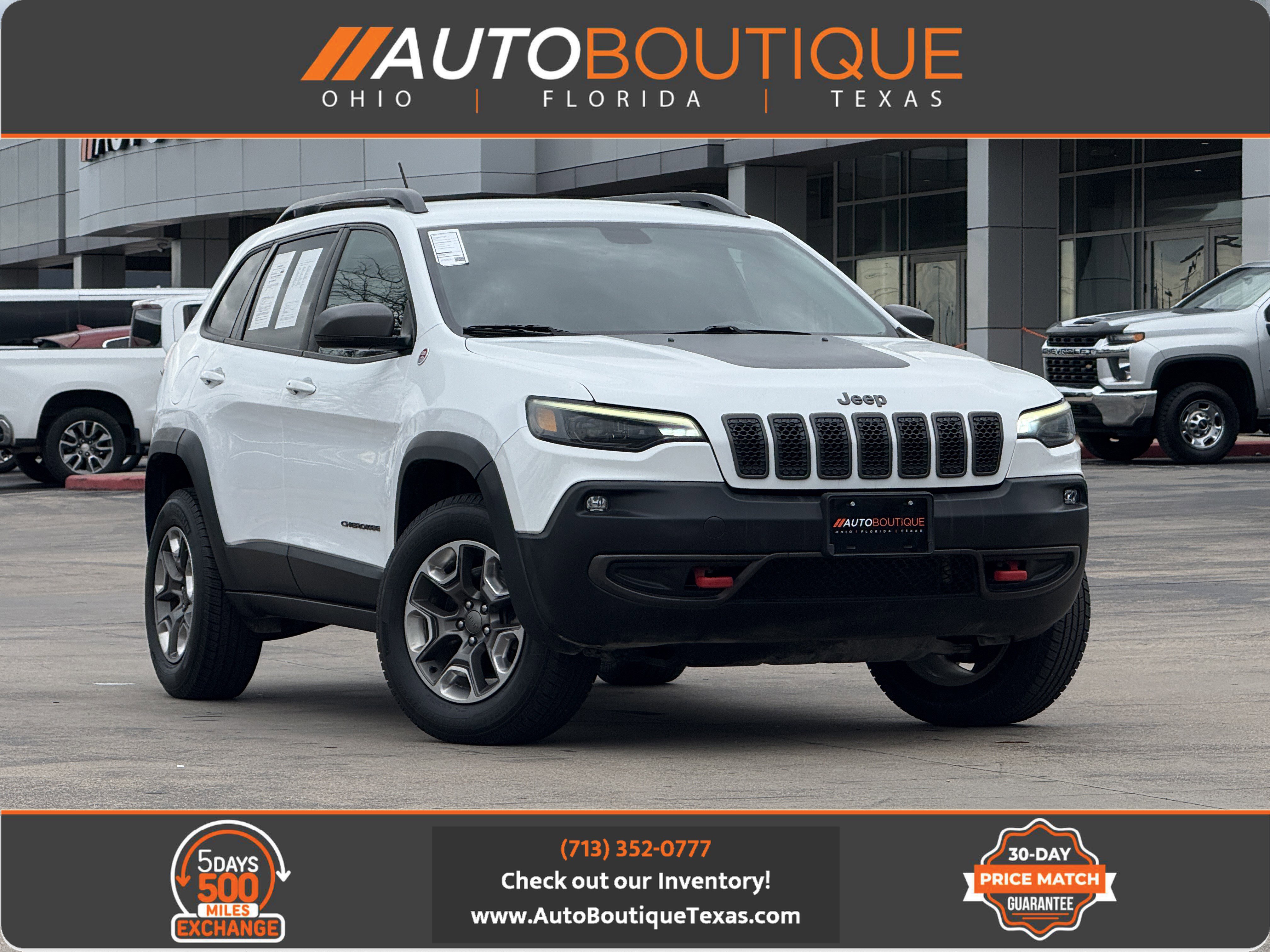 Used 2019 Jeep Cherokee Trailhawk w/ Cold Weather Group image 1