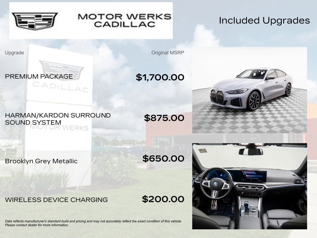 Used 2023 BMW i4 M50 w/ Premium Package image 4