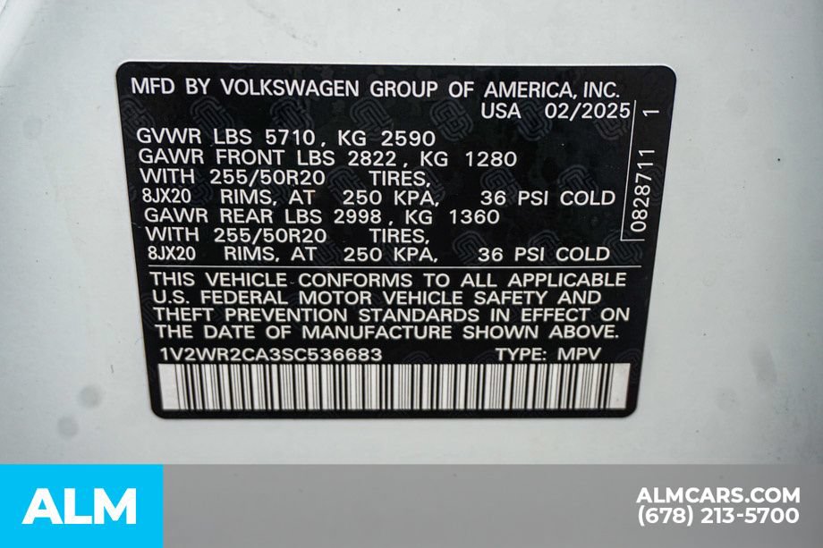 Used 2025 Volkswagen Atlas SE FWD image 62