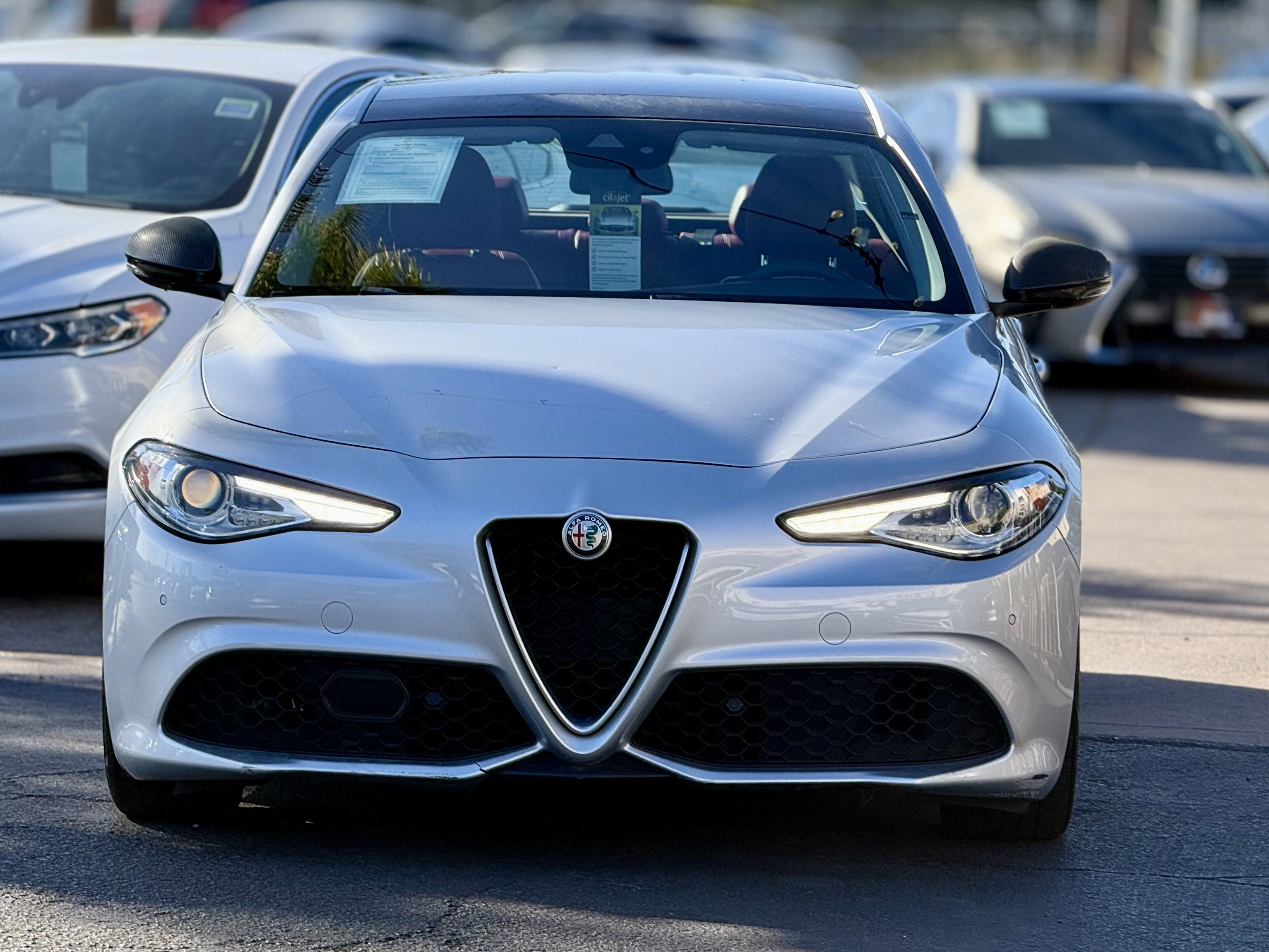 Used 2018 Alfa Romeo Giulia Ti Sport w/ Quick Order Package 22U Sport RWD image 4