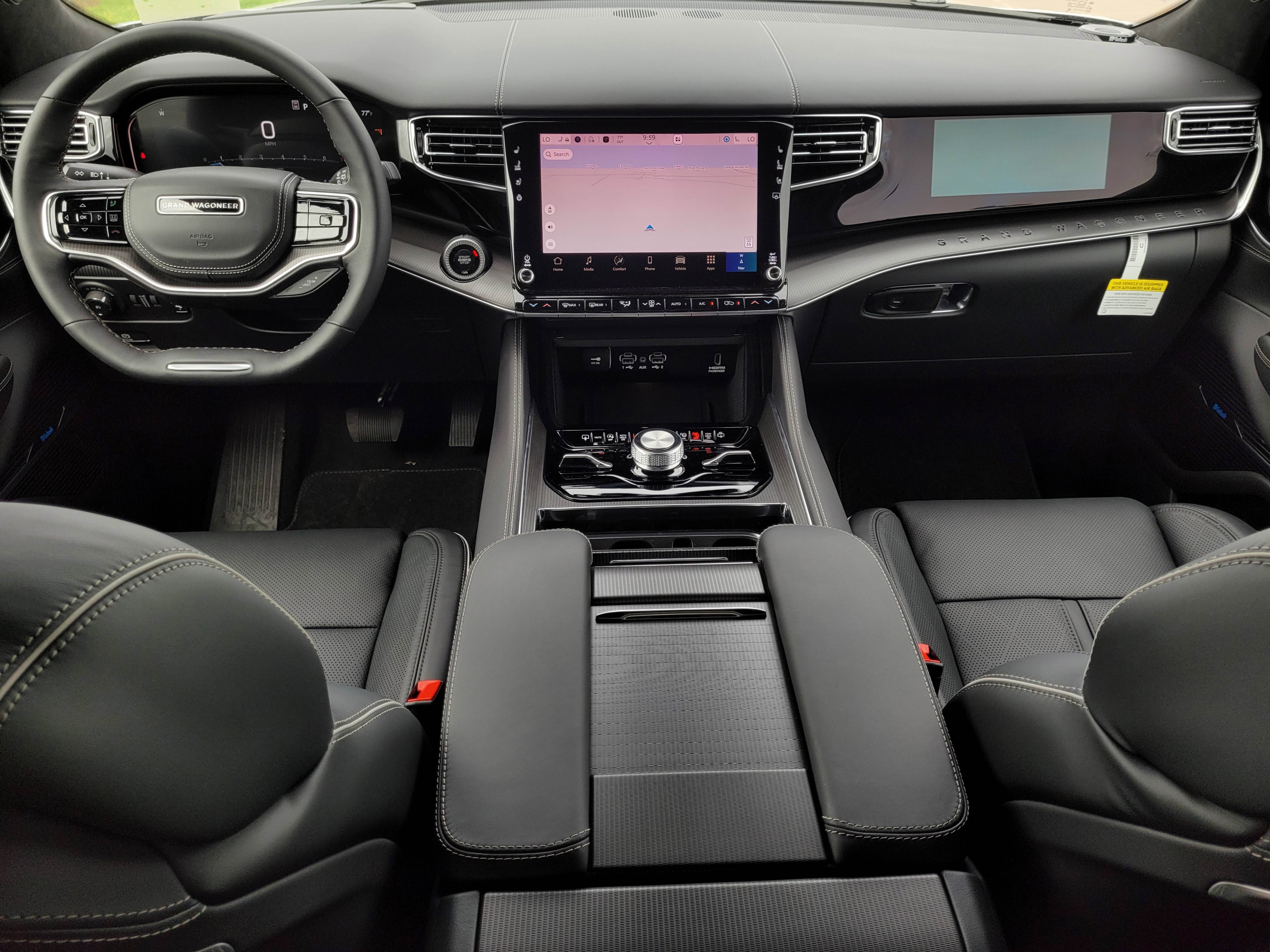 New 2025 Jeep Grand Wagoneer Series II Obsidian w/ Quick Order Packagew 28T image 14