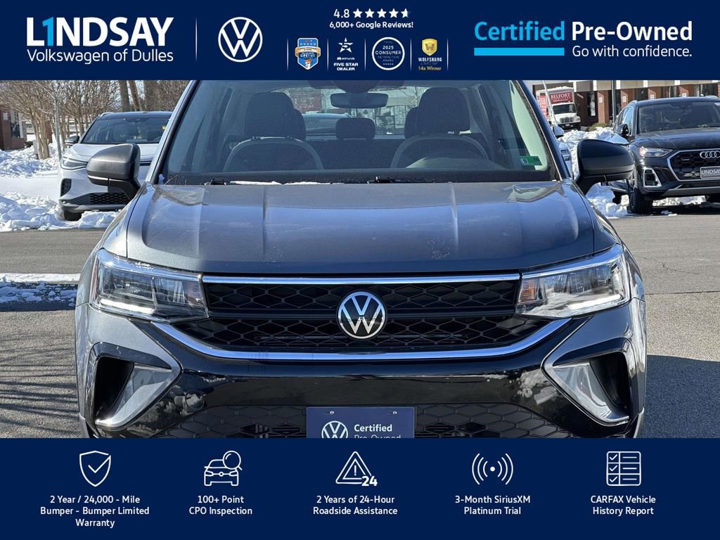 Certified 2023 Volkswagen Taos S w/ IQ Drive S Package image 2
