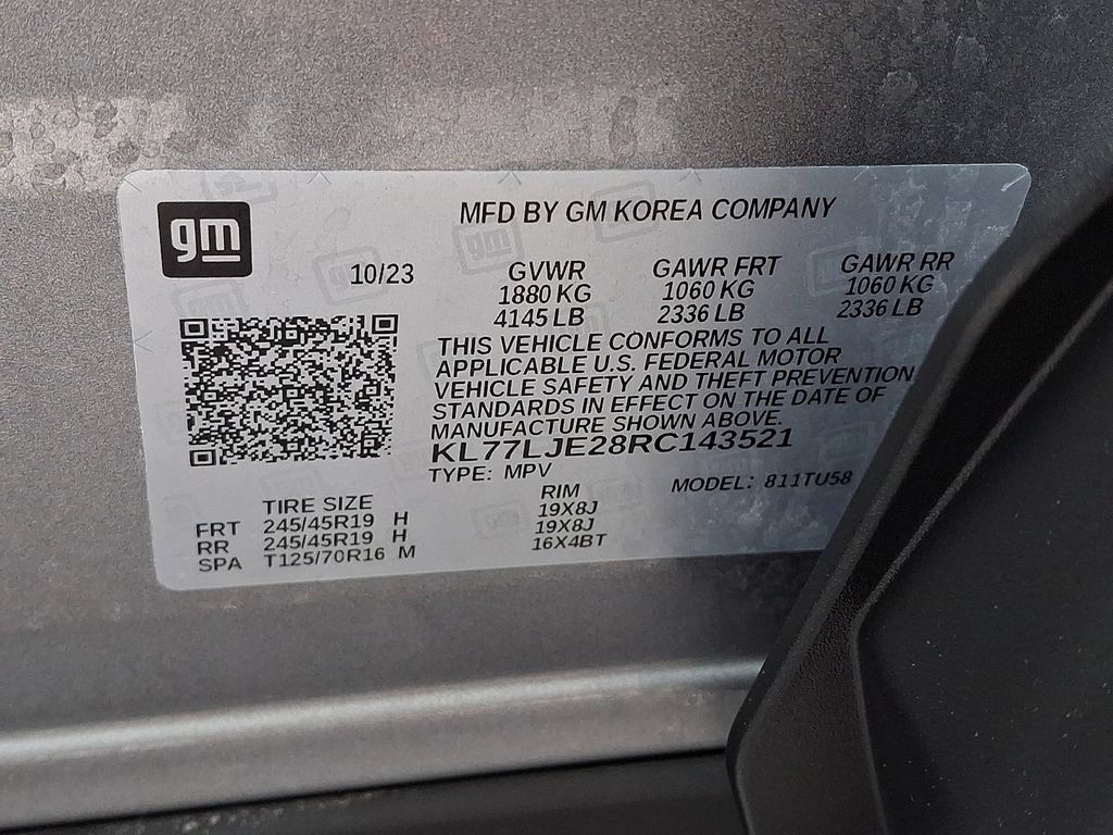 Used 2024 Chevrolet Trax RS w/ Sunroof Package FWD image 29