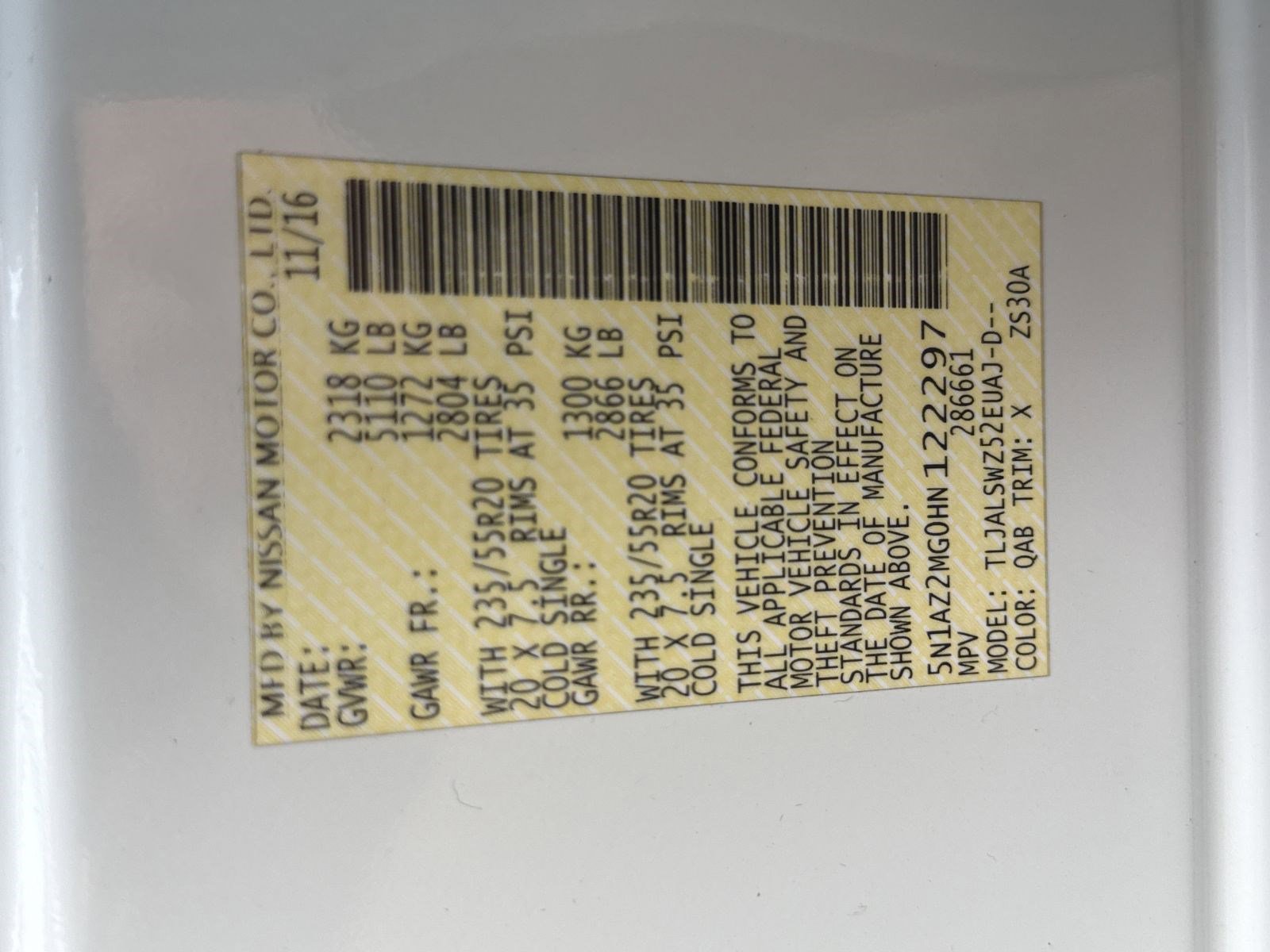 Used 2017 Nissan Murano Platinum w/ Platinum Technology Package image 28