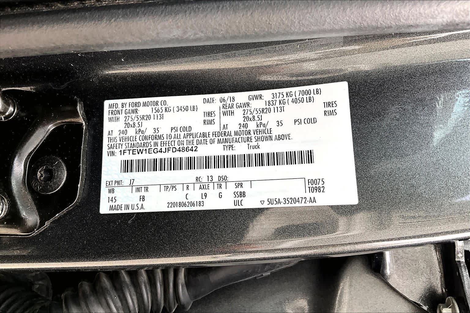 Used 2018 Ford F150 XLT w/ Equipment Group 302A Luxury AWD/4WD image 34