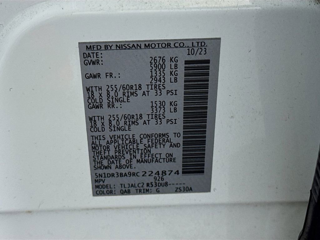 Used 2024 Nissan Pathfinder SV FWD image 34