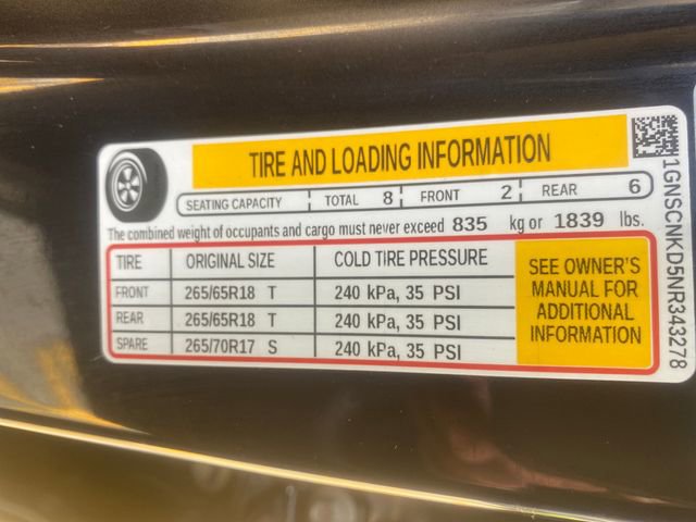 Used 2022 Chevrolet Tahoe LT w/ Luxury Package RWD image 36