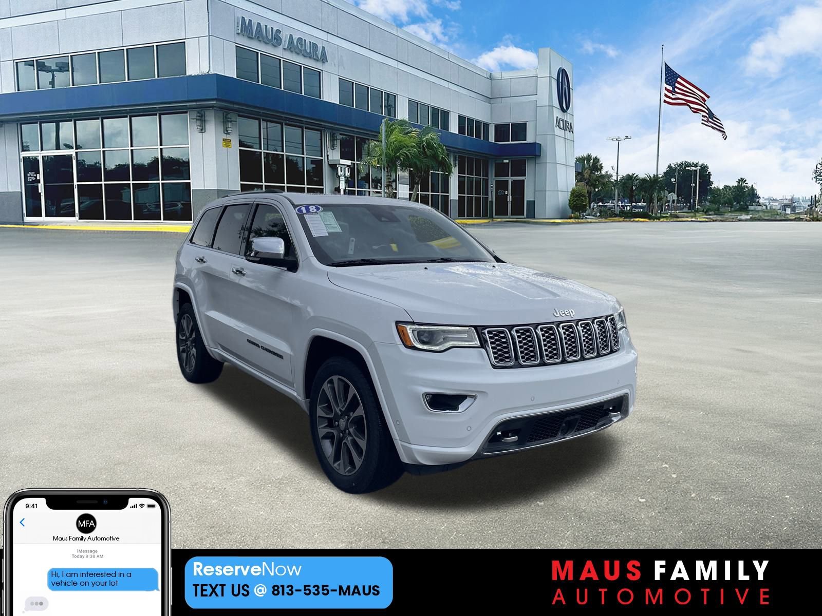 Used 2018 Jeep Grand Cherokee Overland