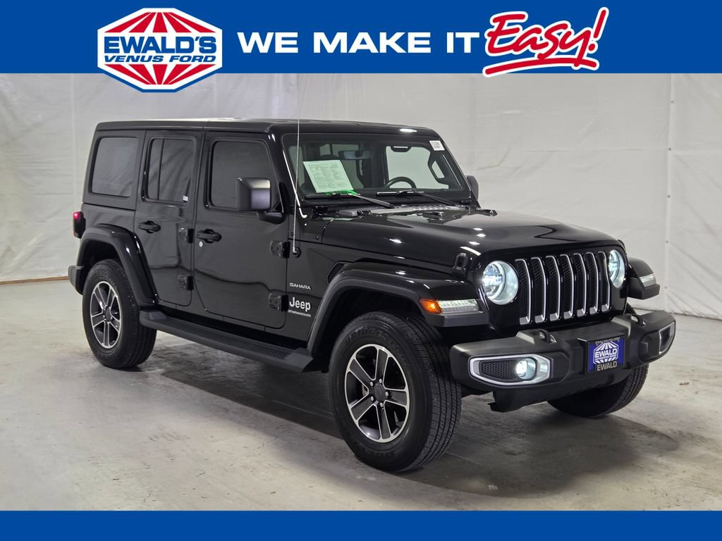 Used 2023 Jeep Wrangler Unlimited Sahara w/ LED Lighting Group