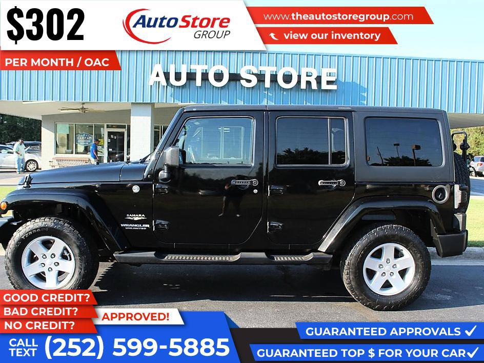 Used 2015 Jeep Wrangler Unlimited Sahara w/ Dual Top Group AWD/4WD image 1