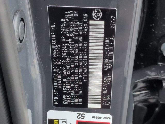 Certified 2026 Toyota Camry SE w/ Convenience Package image 32