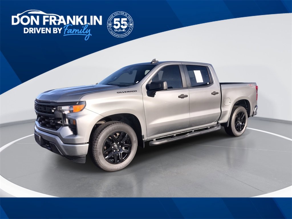 Used 2023 Chevrolet Silverado 1500 Custom w/ LPO, Dark Essentials Package image 1