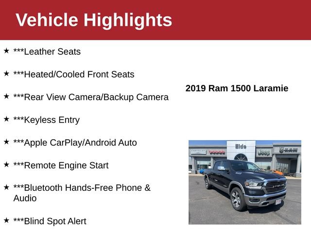Used 2019 RAM 1500 Laramie AWD/4WD image 4