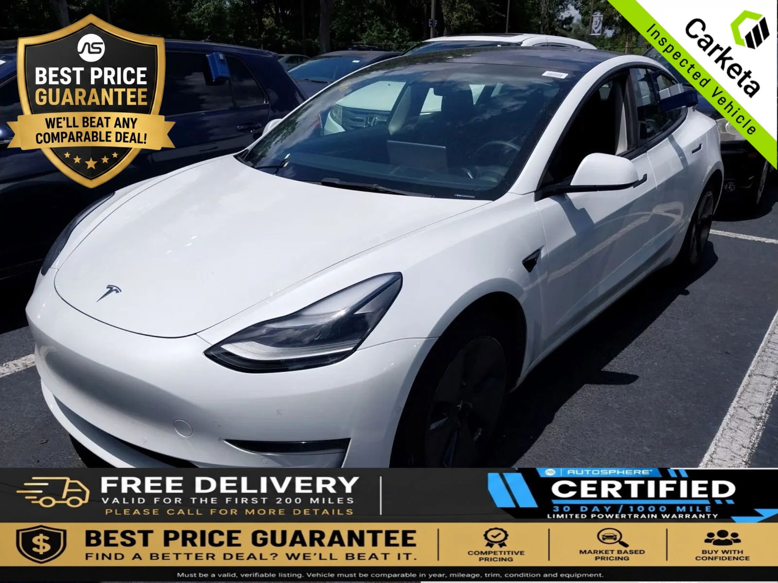Used 2022 Tesla Model 3 Standard Range RWD image 1