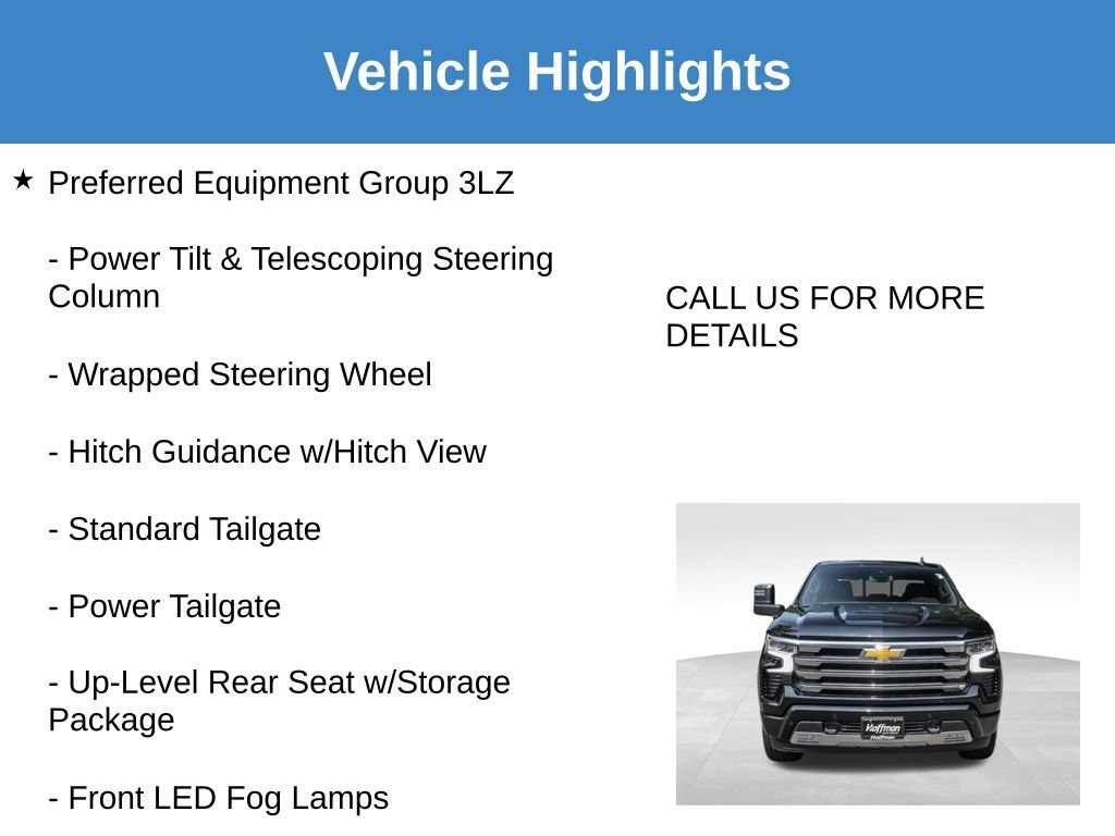 Used 2025 Chevrolet Silverado 1500 High Country w/ High Country Premium Package AWD/4WD image 36