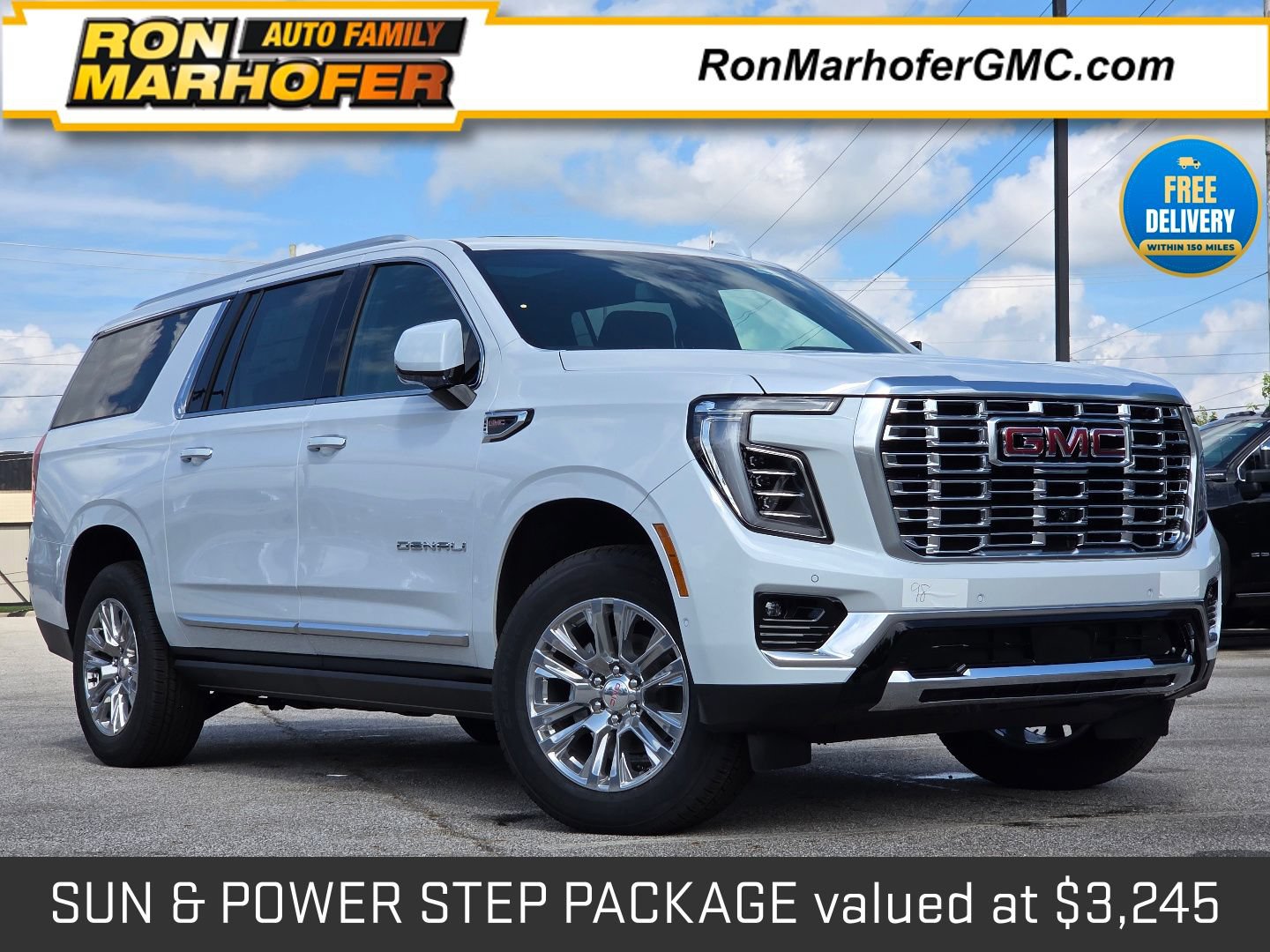 New 2026 GMC Yukon XL Denali w/ Sun & Power Step Package