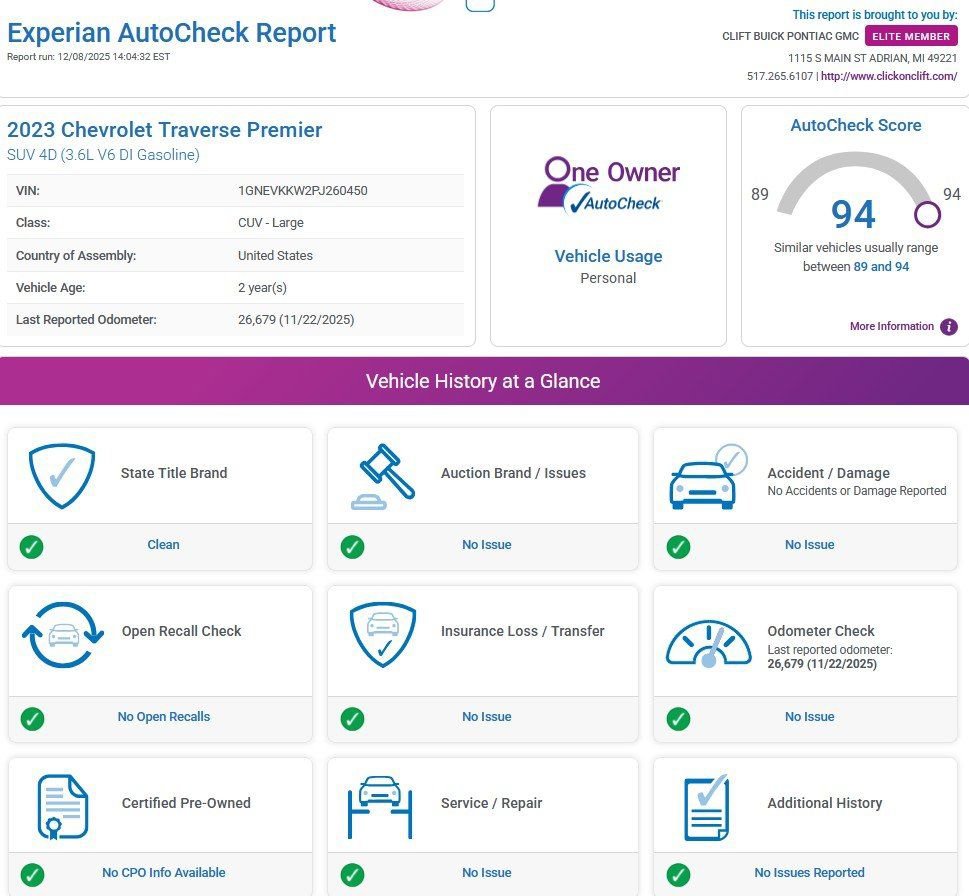Certified 2023 Chevrolet Traverse Premier image 3