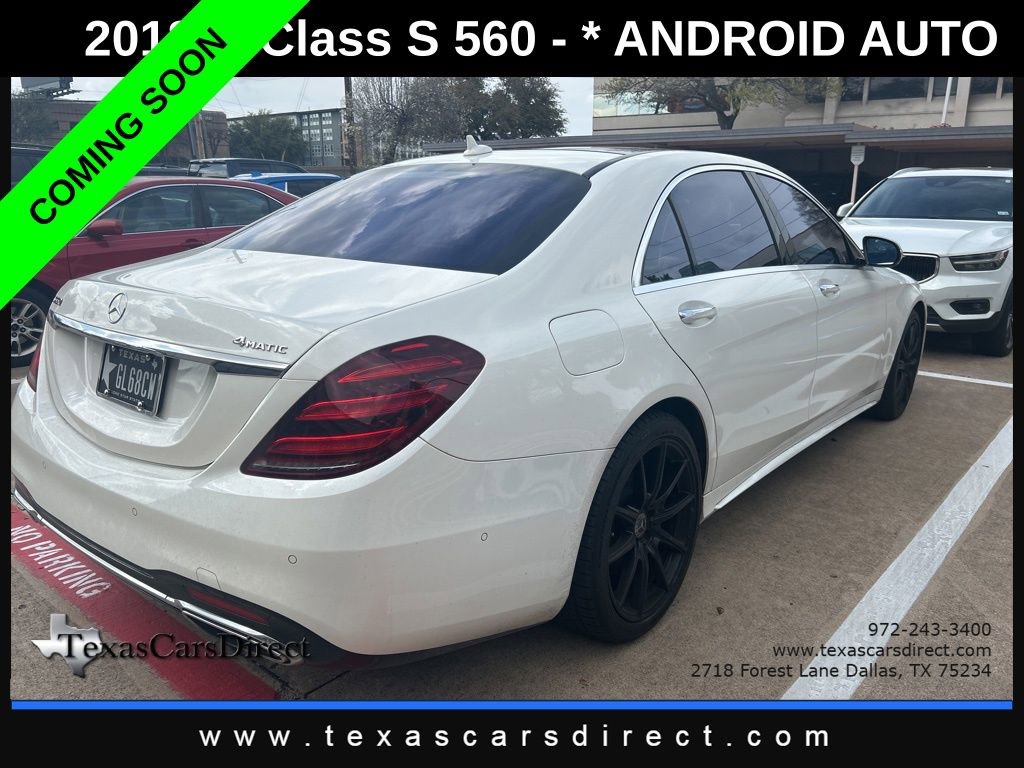 Used 2018 Mercedes-Benz S 560 4MATIC Sedan image 3