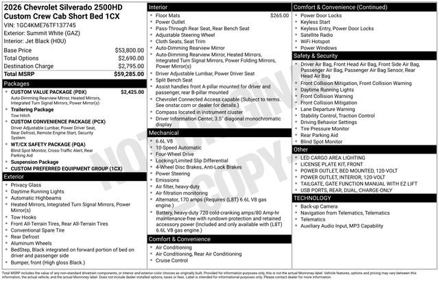 New 2026 Chevrolet Silverado 2500 Custom w/ Custom Value Package image 2