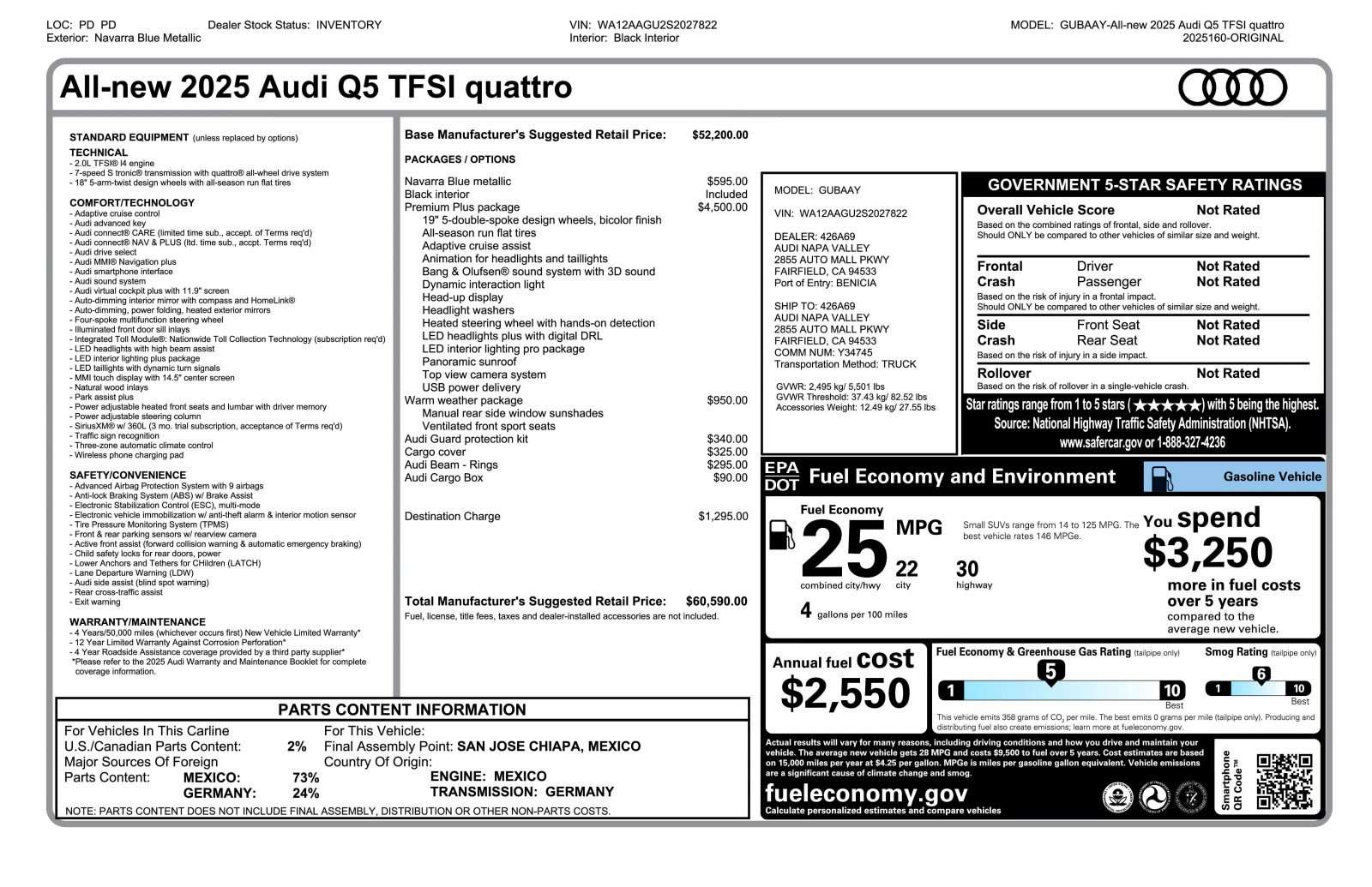 New 2025 Audi Q5 Premium Plus image 4